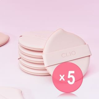 CLIO - Kill Cover Mesh Glow Essential Cushion Puff 5pcs Bundle Set
