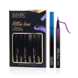 IMAGIC - 8 Colours Glitter Liquid Eyeliner Kit