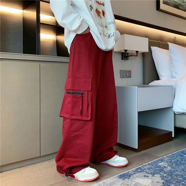 Trimecca-Cargo Wide Leg Pants