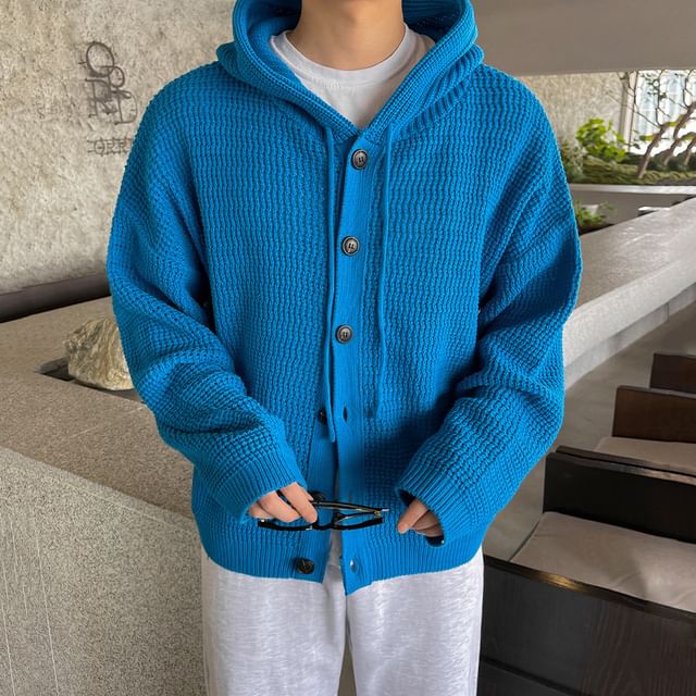 MRCYC-Plain Hood Cardigan