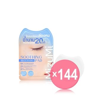 MizuMi - Soothing Skin Fit Invisible Toner Pad Sachet (x144) (Bulk Box)