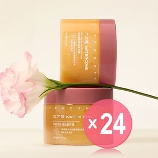 WATERCOME - Alpha Hydroxy Acid(AHA) Rejuvenating Scrub Cream - 2 Flavors (x24) (Bulk Box)