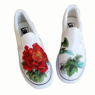 hotter canvas slip ons