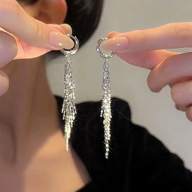 Hansha-Alloy Chandelier Earring