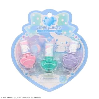 SHOBIDO - Sanrio Cinnamoroll Peel Off Nail Polish Set