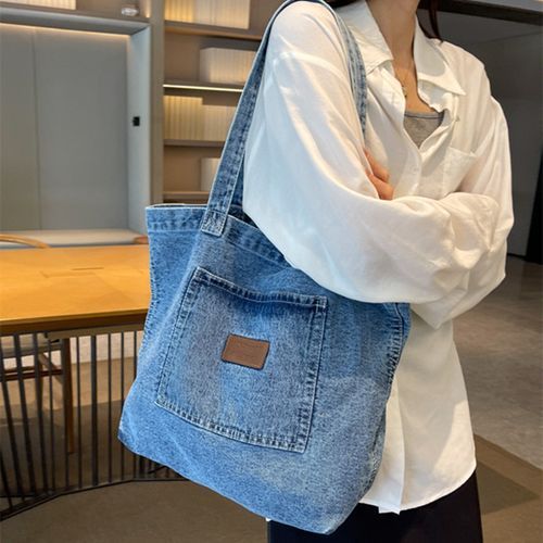 Melois - Denim Messenger Bag