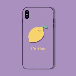 Midnight Lotus - Lemon Print Mobile Case - iPhone 11 Pro Max / 11 Pro / 11 / XS Max / XS / XR / X / 8 / 8 Plus / 7 / 7 Plus / 6s / 6s Plus Midnight Lotus - Lemon Print Mobile Case - iPhone 11 Pro Max / 11 Pro / 11 / XS Max / XS / XR / X / 8 / 8 Plus / 7 / 7 Plus / 6s / 6s Plus