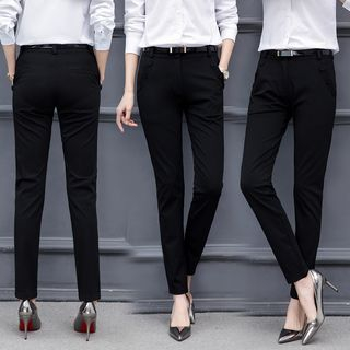 In the Mood - Slim Fit Dress Pants | YesStyle