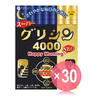 FINE JAPAN - Super Glycine 4000 Happy Morning Neo (x30) (Bulk Box)