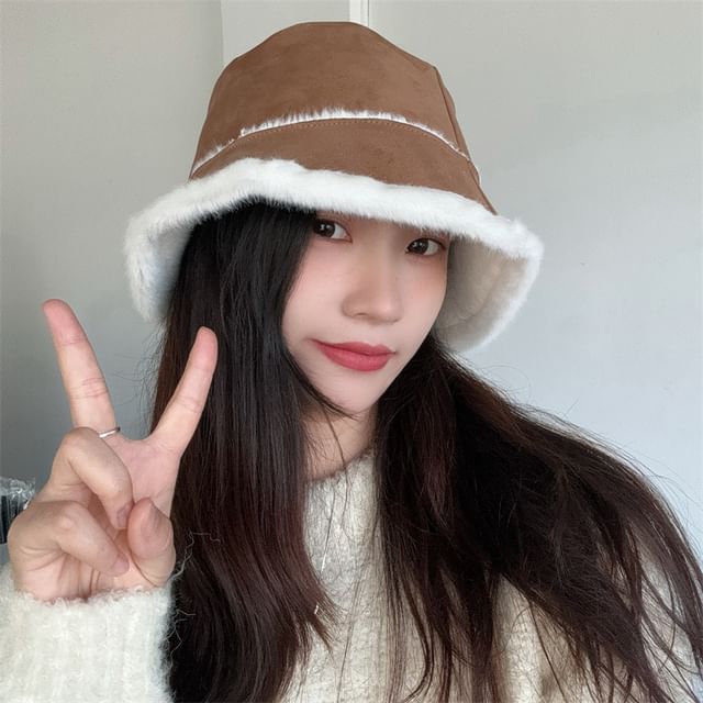 4-4 STUDIO-Fleece Lined Bucket Hat