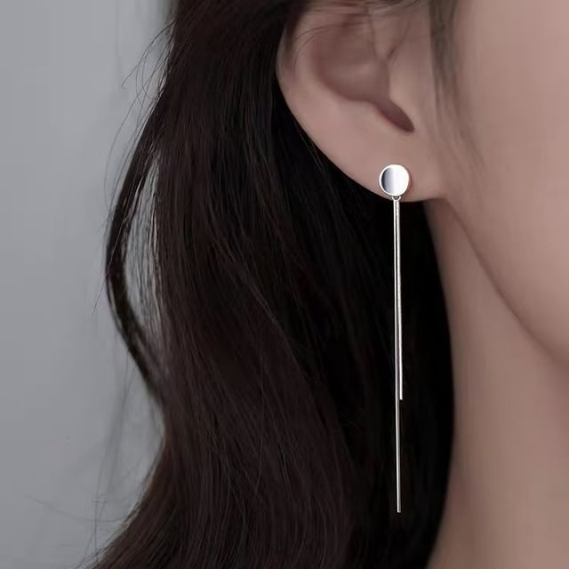 Gaya-Disc Chain Dangle Earring