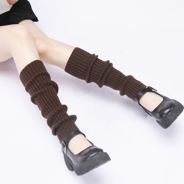 Kinoxslone-Fluorescent Knit Leg Warmers