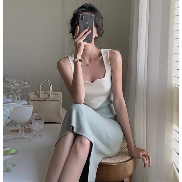long sleeve collared knit dress The Averie Polo Rib Sweater Dress main image 0