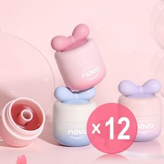 NOVO - Bow Design Matte Lip Cream - 4 Colours (x12) (Bulk Box)