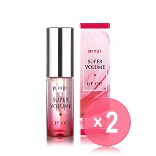 PETITFEE - Super Volume Lip Oil 2pcs Bundle Set