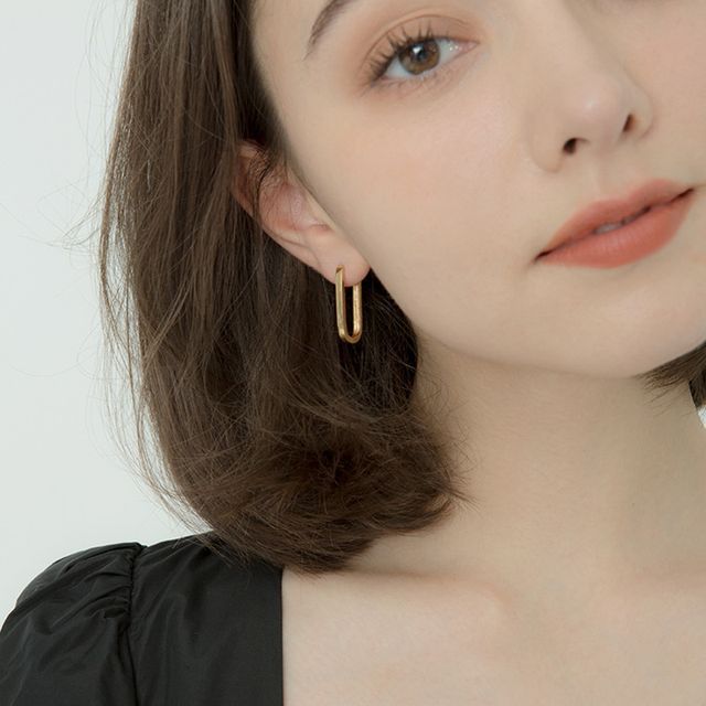 Dashiro-Metal Hoop Earring
