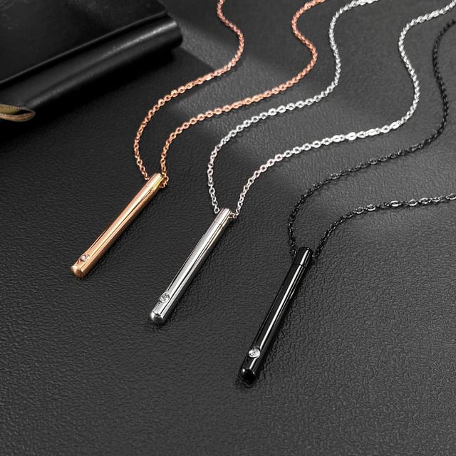 Tenri-Perfume Bottle Pendant Necklace Funnel Set