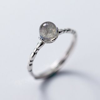 A Roch 925 Sterling Silver Moonstone Ring Yesstyle