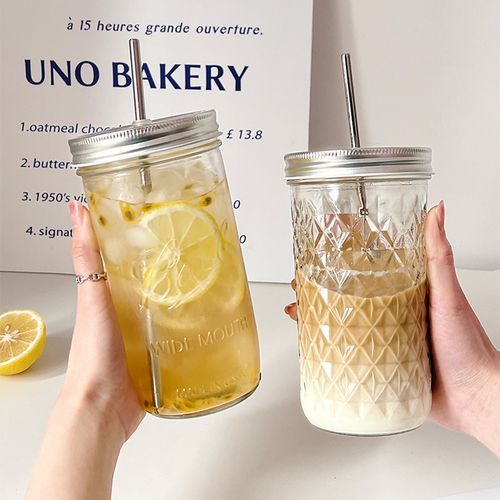 Butter Glass Drinking Straws