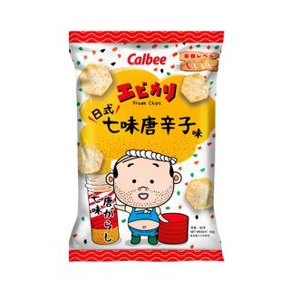 Calbee 期间限定 七味唐辛子味虾片 50g Yesstyle