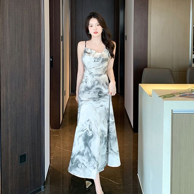 navy blue dress for baby girl Amazon.com: Satin Cowl Neck Sleeveless Backless Maxi Wedding Guest Dress  Silk Open Back Tie Back Prom Formal Dresses for Women 2025 Black :  Clothing, Shoes & Jewelry