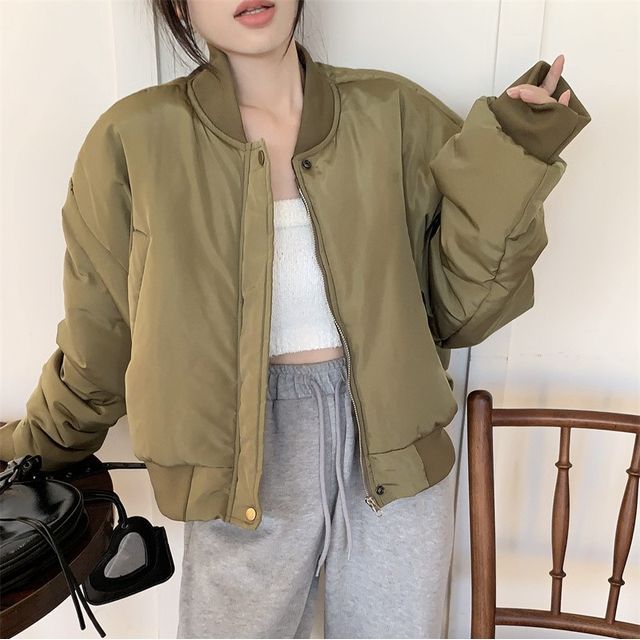Strawolf-Padded Bomber Jacket