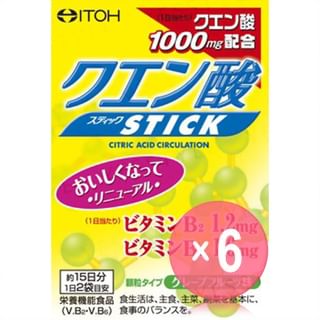 Itoh Kanpo - Citric Acid Stick 15 Days (x6) (Bulk Box)