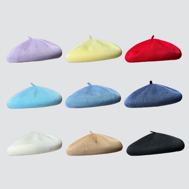 4-4 STUDIO-Plain Beret