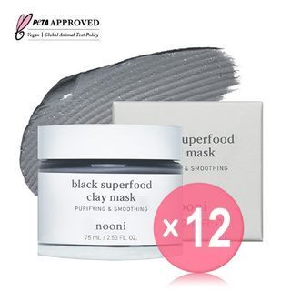Nooni - Black Superfood Clay Mask (x12) (Bulk Box)