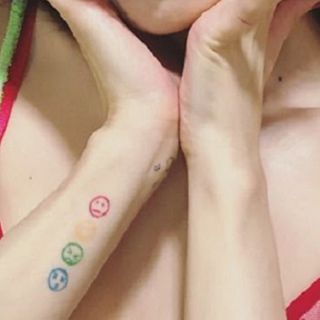 Tattoofield - Smiley Face Print Temporary Tattoo Sticker | Yesstyle