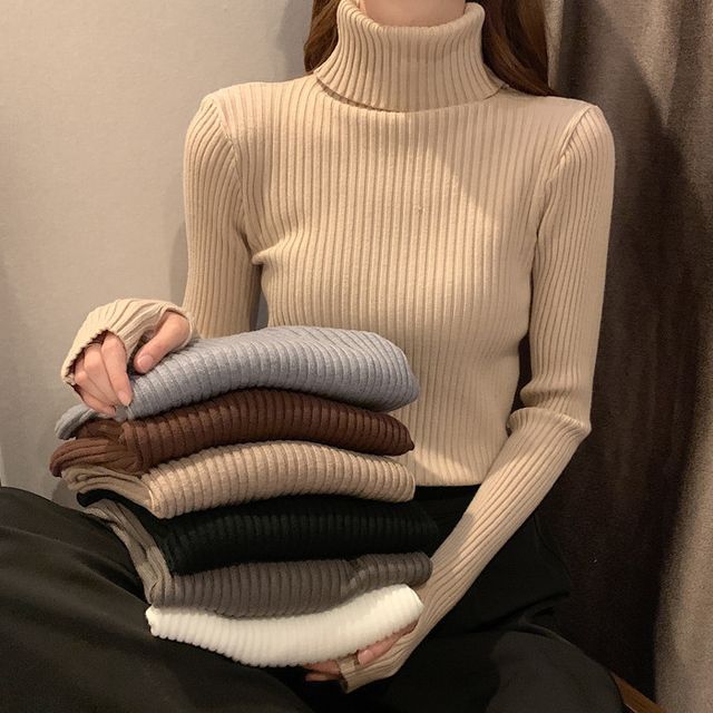 VICKIE - Turtleneck Sweater | YesStyle