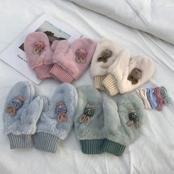 Oktokki - Faux-Fur Mittens Oktokki - Faux-Fur Mittens