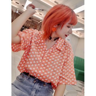 Chicken print blouse Clearance