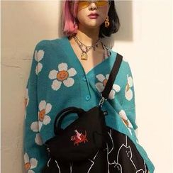 Zepto - Flower Print Cardigan Zepto - Flower Print Cardigan