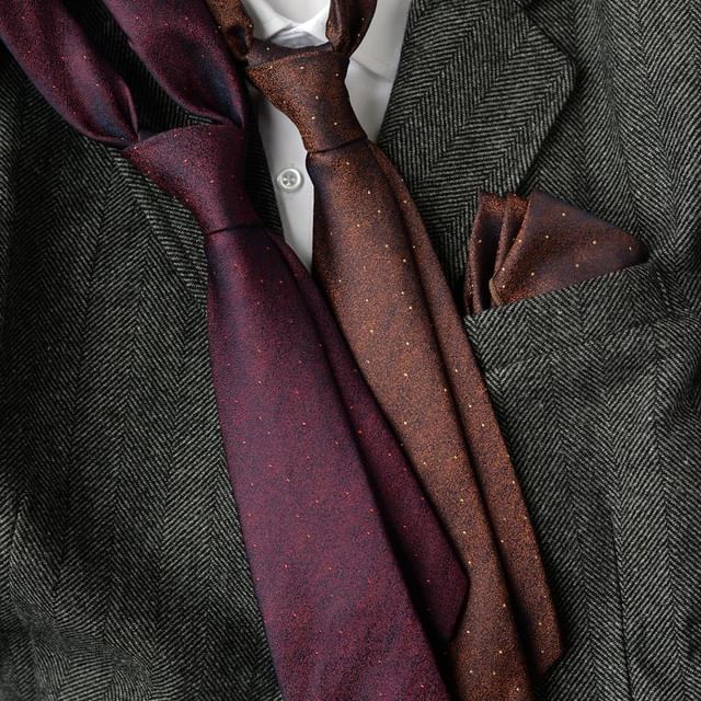Prodigy-Dotted Tie Pocket Square Set