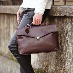 BagBuzz(バッグバズ) - Faux Leather Briefcase