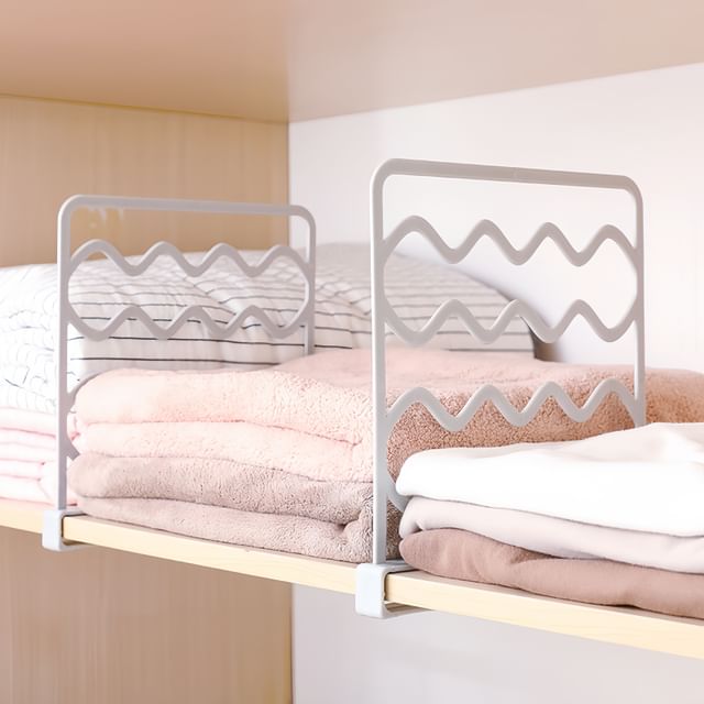 Home Flora-Plastic Closet Shelf Divider