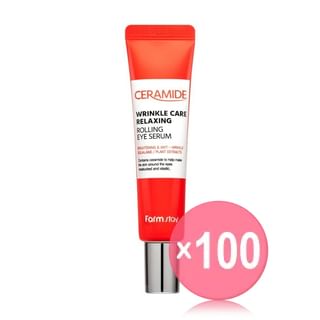 Farmstay - Ceramide Wrinkle Care Relaxing Rolling Eye Serum (x100) (Bulk Box)