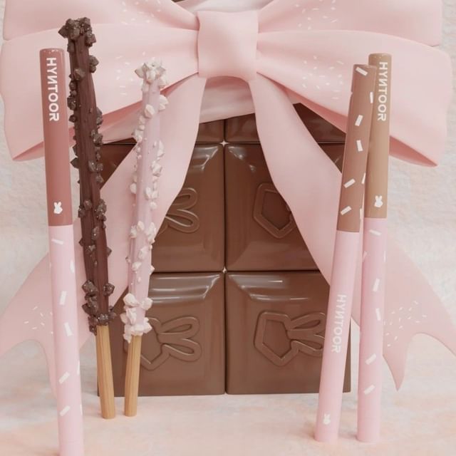 HYNTOOR-Chocolate Stick Plump Lip Liner - Lápis Labial Volumizador em Bastão - 3 Cores
