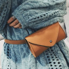 NewTown - Faux Leather Belt Bag NewTown - Faux Leather Belt Bag