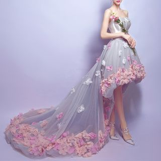 high low evening gown