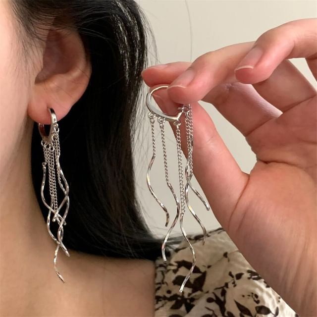 Gemsha-Alloy Dangle Earring