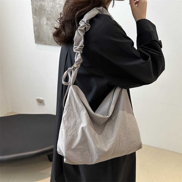 Indenis-Plain Drawstring Tote Bag