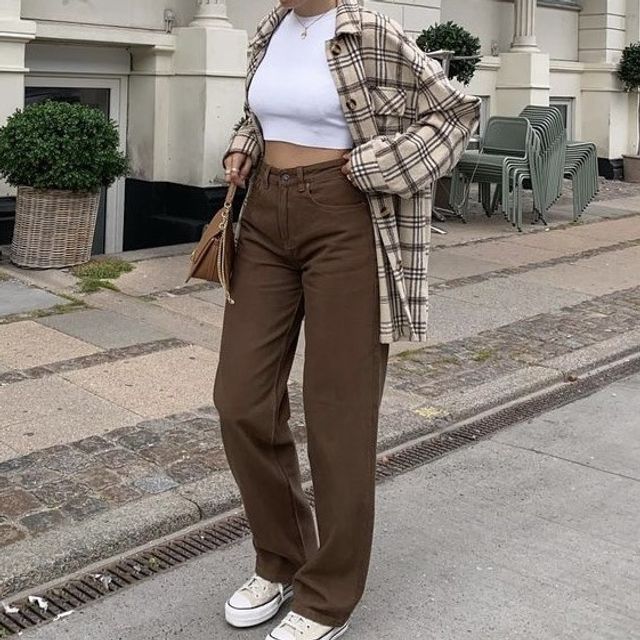 Sugarcoat-High Waist Straight Leg Pants