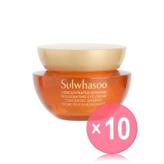 Sulwhasoo - Concentrated Ginseng Rejuvenating Eye Cream Jar Type Mini 10pcs Bundle Set