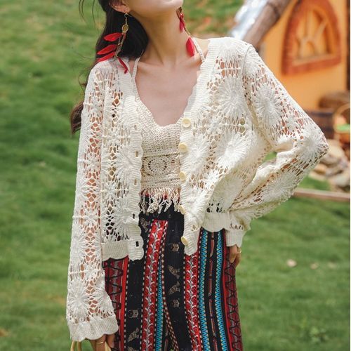 Crochet Knit Jacket