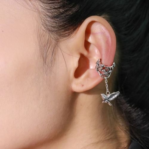 Bird on sale ear cuff