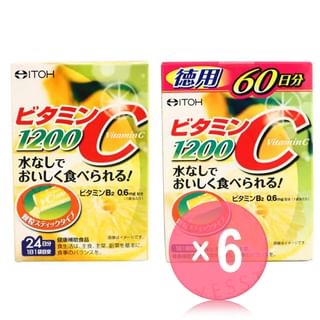 Itoh Kanpo - Vitamin C 1200 (x6) (Bulk Box)