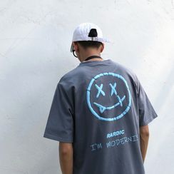 Milioner - 笑脸印花短袖T裇 Milioner - 笑脸印花短袖T裇
