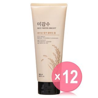 THE FACE SHOP - Rice Water Bright Rice Bran Facial Foaming Cleanser (x12) (Bulk Box)